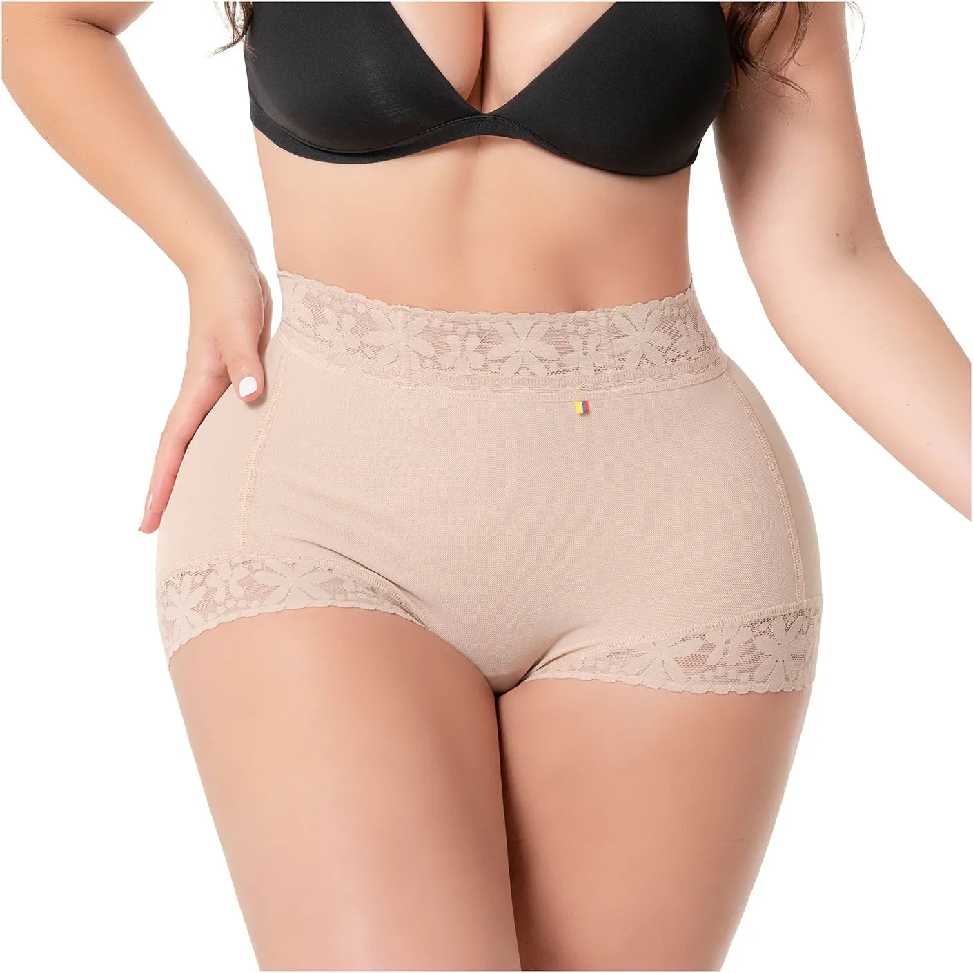 Fajas Salome 06L5 | Colombian Butt Lifter Shorts | High-Waisted Faja Shorts for