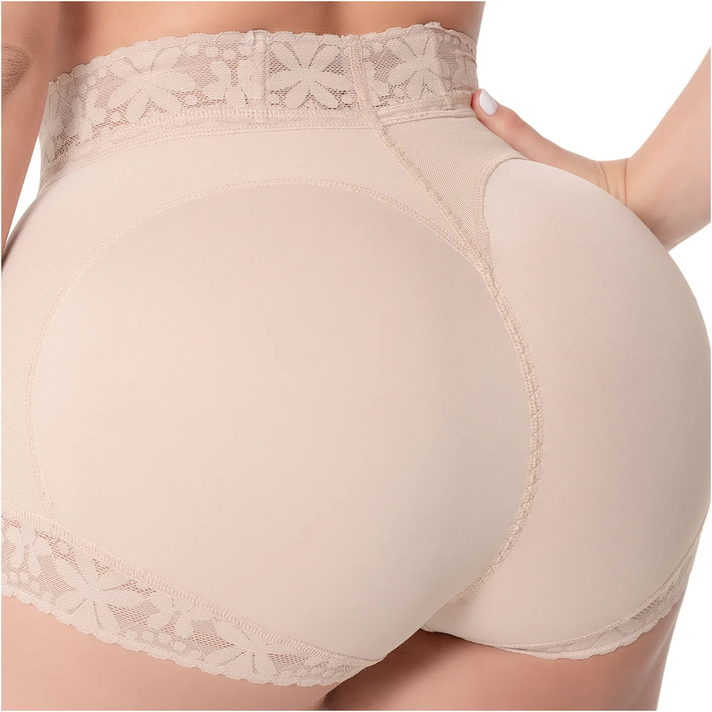 Fajas Salome 06L5 | Colombian Butt Lifter Shorts | High-Waisted Faja Shorts for