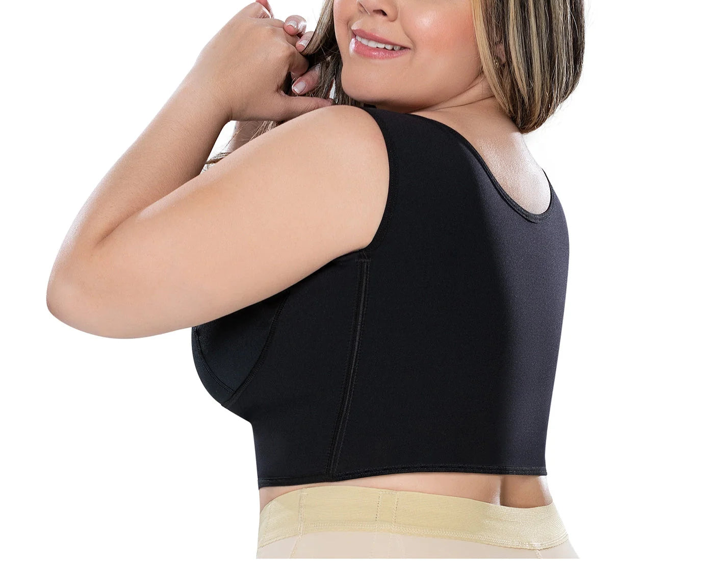 Fajas MYD B 0019 Breast Support and Control Bra / Powernet